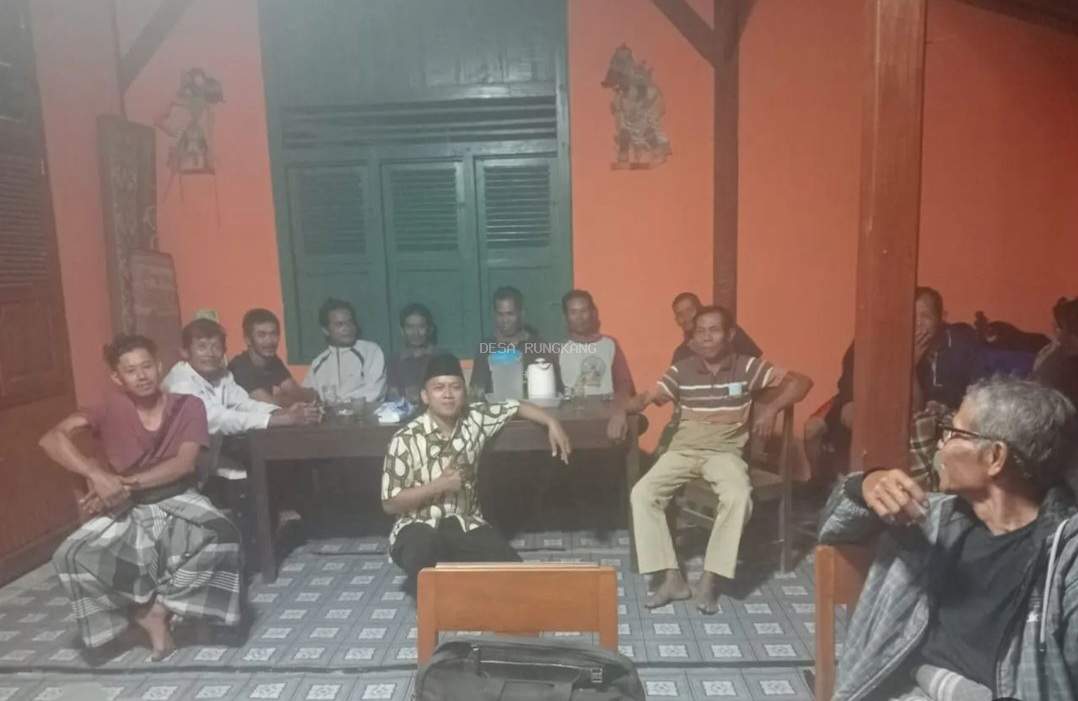 Kunjungan Kepala Dusun Rungkang di pertemuan RutinRT 007 RW 001
