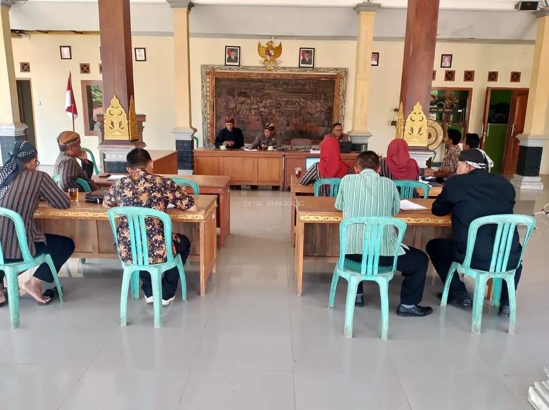 Musyawarah BPD pembahasan dan pencermatan  RAPERDES tentang RKPDes tahun 2024