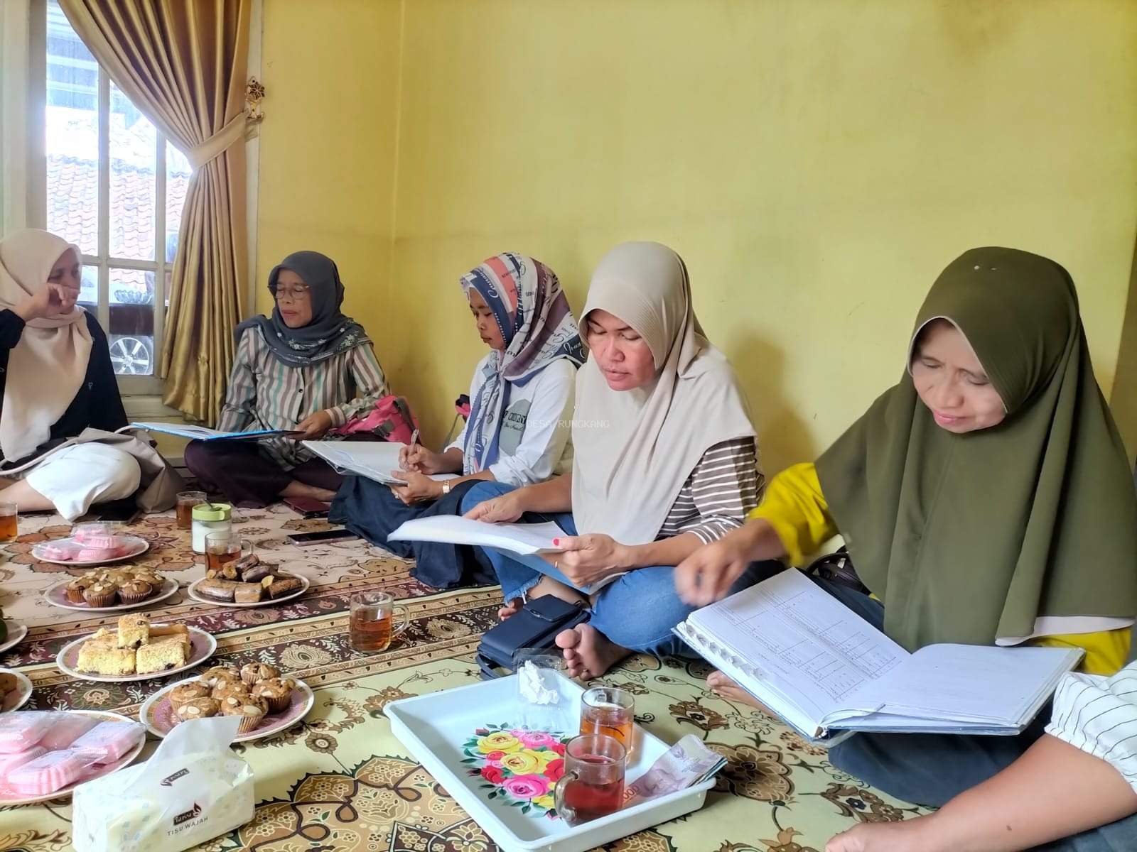 Pertemuan Rutin Inti TP PKK Desa Rungkang