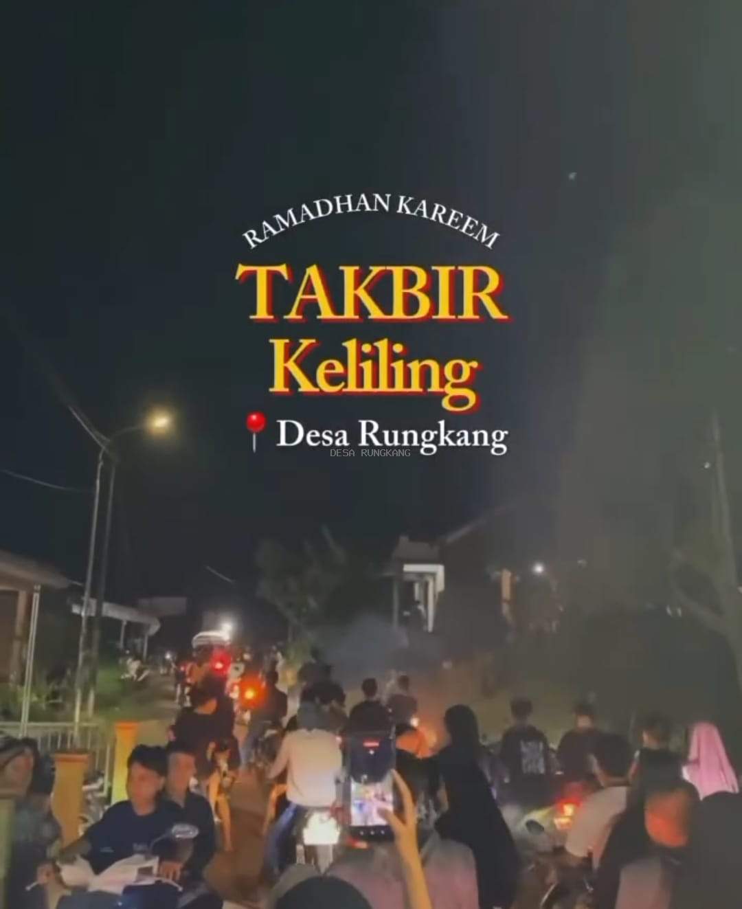 Semarak Takbir Keliling Desa Rungkang tahun 2025