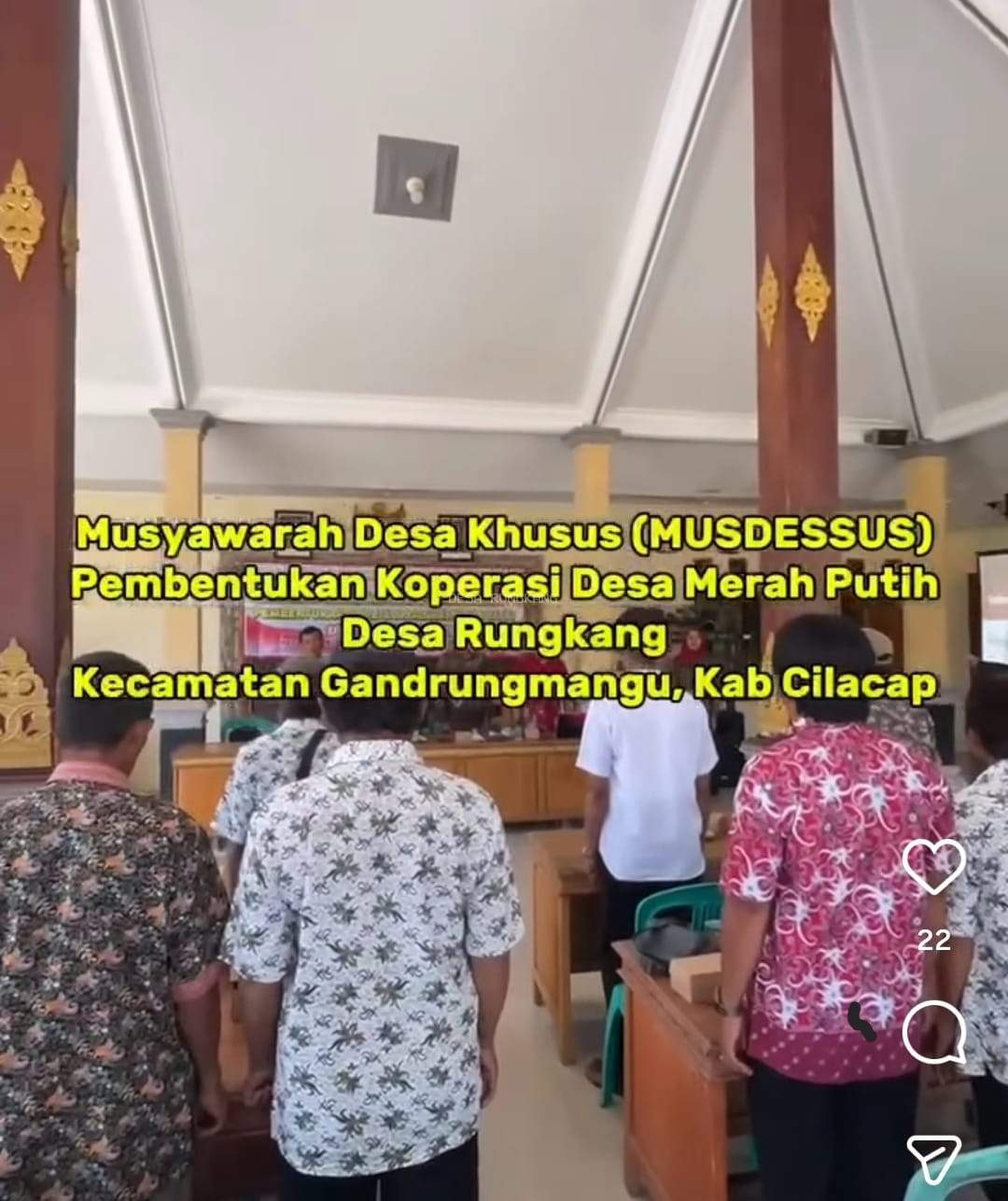 Musyawarah Desa Khusus Pembentukan Koperasi Desa Merah Putih (KDMP)